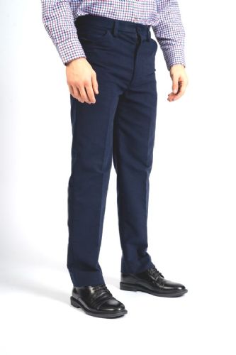 Carabou Moleskin Trousers Navy Waist 38R